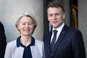 Coalition of The Willing Summit on Security Guarantees for Ukraine - Arrivals - Paris AJ