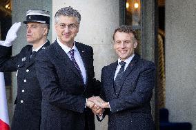 Coalition of The Willing Summit on Security Guarantees for Ukraine - Arrivals - Paris AJ