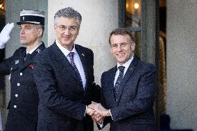 Coalition of The Willing Summit on Security Guarantees for Ukraine - Arrivals - Paris AJ