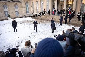 Coalition of The Willing Summit on Security Guarantees for Ukraine - Arrivals - Paris AJ