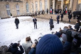 Coalition of The Willing Summit on Security Guarantees for Ukraine - Arrivals - Paris AJ