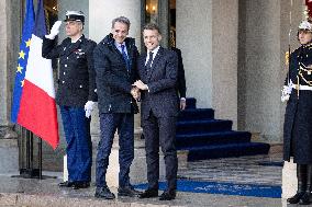 Coalition of The Willing Summit on Security Guarantees for Ukraine - Arrivals - Paris AJ