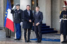 Coalition of The Willing Summit on Security Guarantees for Ukraine - Arrivals - Paris AJ