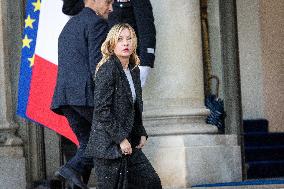 Coalition of The Willing Summit on Security Guarantees for Ukraine - Arrivals - Paris AJ