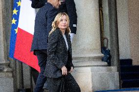 Coalition of The Willing Summit on Security Guarantees for Ukraine - Arrivals - Paris AJ