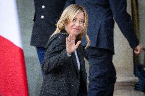 Coalition of The Willing Summit on Security Guarantees for Ukraine - Arrivals - Paris AJ