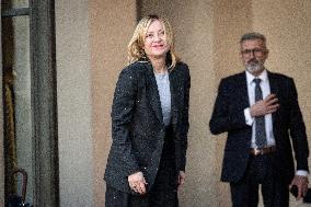 Coalition of The Willing Summit on Security Guarantees for Ukraine - Arrivals - Paris AJ