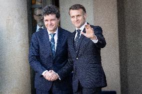 Coalition of The Willing Summit on Security Guarantees for Ukraine - Arrivals - Paris AJ