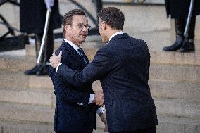 Coalition of The Willing Summit on Security Guarantees for Ukraine - Arrivals - Paris AJ