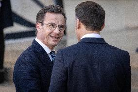 Coalition of The Willing Summit on Security Guarantees for Ukraine - Arrivals - Paris AJ