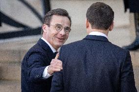 Coalition of The Willing Summit on Security Guarantees for Ukraine - Arrivals - Paris AJ