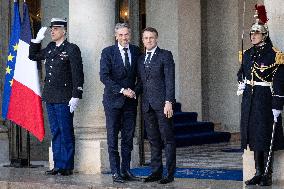 Coalition of The Willing Summit on Security Guarantees for Ukraine - Arrivals - Paris AJ