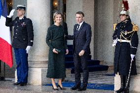 Coalition of The Willing Summit on Security Guarantees for Ukraine - Arrivals - Paris AJ