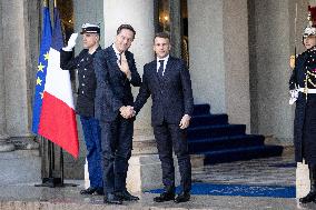 Coalition of The Willing Summit on Security Guarantees for Ukraine - Arrivals - Paris AJ