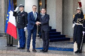 Coalition of The Willing Summit on Security Guarantees for Ukraine - Arrivals - Paris AJ