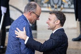 Coalition of The Willing Summit on Security Guarantees for Ukraine - Arrivals - Paris AJ