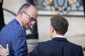 Coalition of The Willing Summit on Security Guarantees for Ukraine - Arrivals - Paris AJ