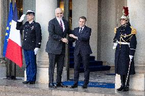 Coalition of The Willing Summit on Security Guarantees for Ukraine - Arrivals - Paris AJ