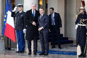 Coalition of The Willing Summit on Security Guarantees for Ukraine - Arrivals - Paris AJ