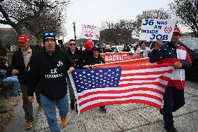Prominent January 6 defendants march to the US Capitol to mark 5 years since attack