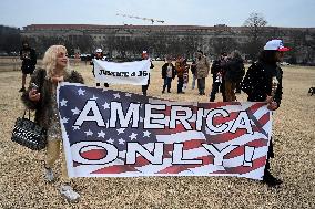 Prominent January 6 defendants march to the US Capitol to mark 5 years since attack