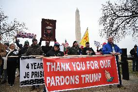 Prominent January 6 defendants march to the US Capitol to mark 5 years since attack