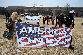 Prominent January 6 defendants march to the US Capitol to mark 5 years since attack