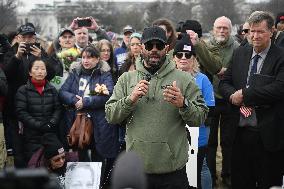 Prominent January 6 defendants march to the US Capitol to mark 5 years since attack