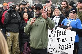 Prominent January 6 defendants march to the US Capitol to mark 5 years since attack