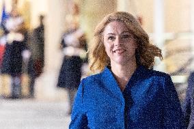 End of Coalition of The Willing Summit on Security Guarantees for Ukraine - Arrivals - Paris AJ