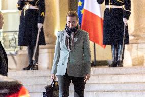 End of Coalition of The Willing Summit on Security Guarantees for Ukraine - Arrivals - Paris AJ