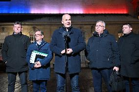 Meeting Between The Prime Minister And Agricultural Unions - Paris