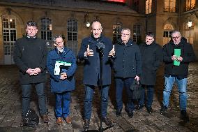 Meeting Between The Prime Minister And Agricultural Unions - Paris