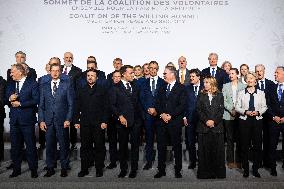 Coalition of the Willing Summit - Family Photo - Paris