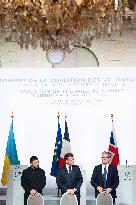 Coalition Of The Willing Summit Conference - Paris