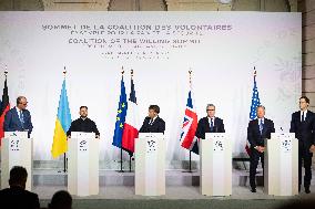 Coalition Of The Willing Summit Conference - Paris