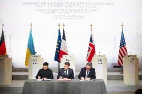Coalition Of The Willing Summit Conference - Paris