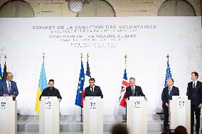 Coalition Of The Willing Summit Conference - Paris