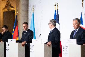 Coalition Of The Willing Summit Conference - Paris