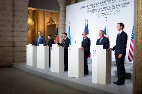 Coalition Of The Willing Summit Conference - Paris