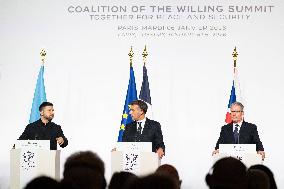 Coalition Of The Willing Summit Conference - Paris