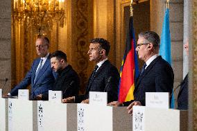 Coalition Of The Willing Summit Conference - Paris