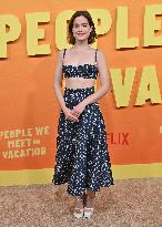 Netflix’s ‘People We Meet On Vacation’ Premiere