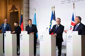 Coalition Of The Willing Summit Conference - Paris