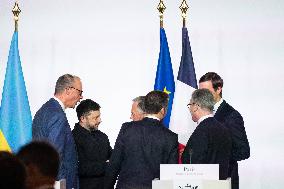 Coalition Of The Willing Summit Conference - Paris