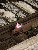 SNCF Reseau Railway Track Heating System - Rambouillet