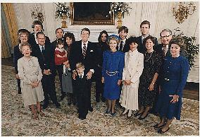 1985 Inaugural Family Portrait