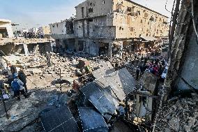 Israeli Strike Hits Sidon Lebanon