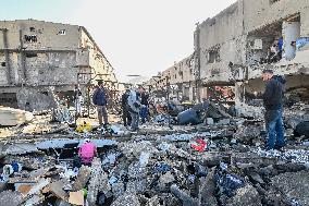 Israeli Strike Hits Sidon Lebanon