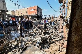 Israeli Strike Hits Sidon Lebanon